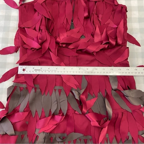 New With Tags Lulumari funky dress bodycon western danse line pink grey medium - Picture 12 of 16